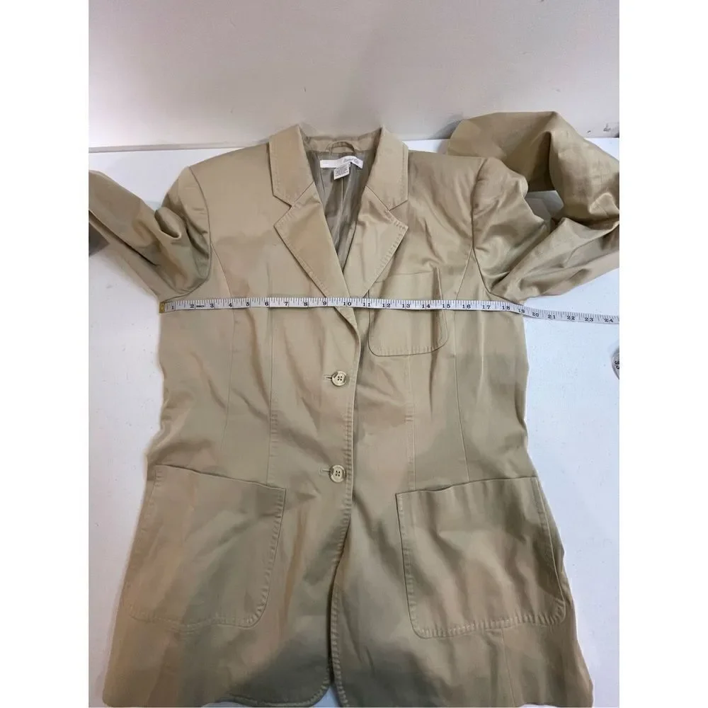 Marshall Fields women’s suit jacket tan size 10
